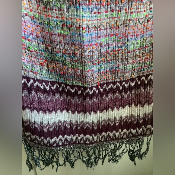 VGC vintage confetti vs zigzag space dye like scarf - Picture 6 of 14